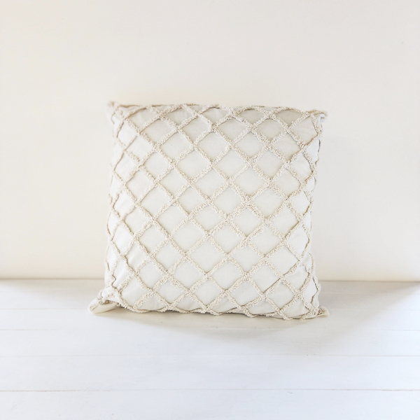 Mini Triangle Scatter Pillow - Ivory